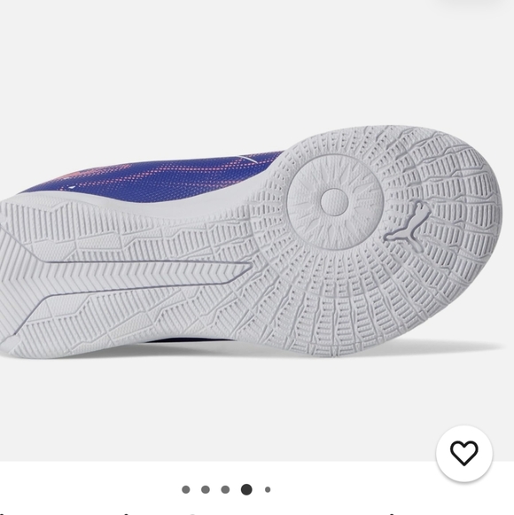 PUMA Kids Ultra 5 Play It Jr lapis lazuli/puma white Indoor Training Shoes Sz 1 - Picture 5 of 12